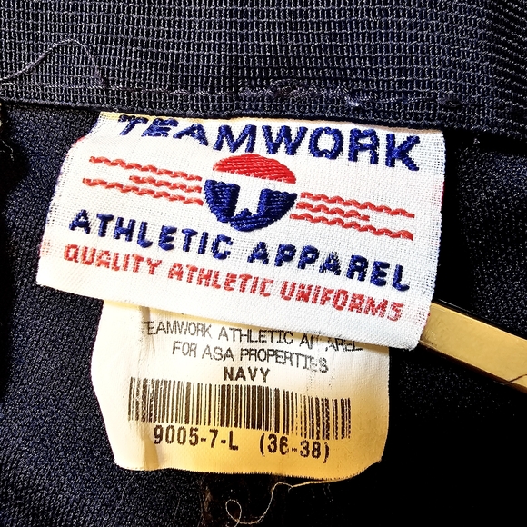 Vintagw Men's Navy Blue Athletic Shorts Size 36 - 38 - Picture 7 of 9